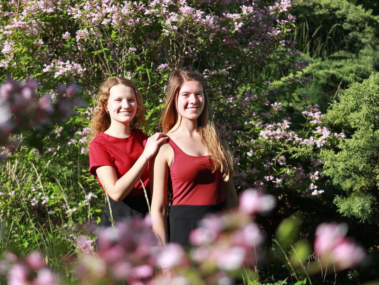 Barča a Áďa, kamarádky, od dob, kdy jsem je poznal.