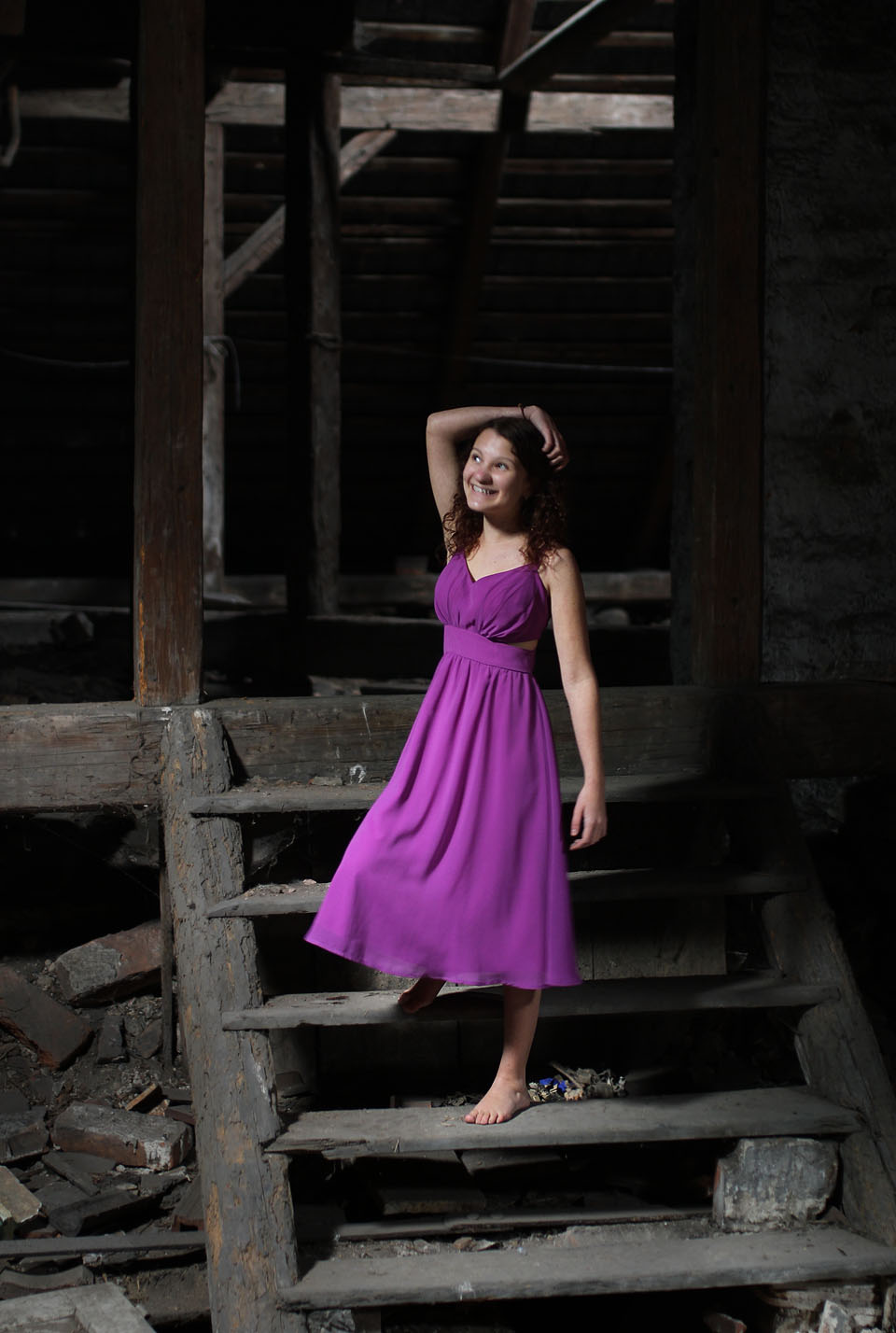 Barča se té krásy nemůže nabažit.