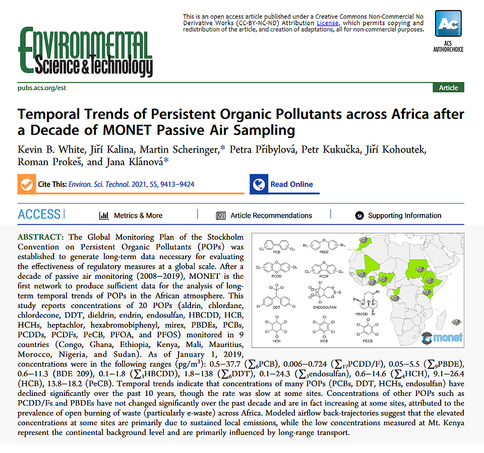 Abstrakt článku. Jeho plnou verzi si lze v režimu Open Access přečíst <a href="https://pubs.acs.org/doi/pdf/10.1021/acs.est.0c03575">zde</a>.