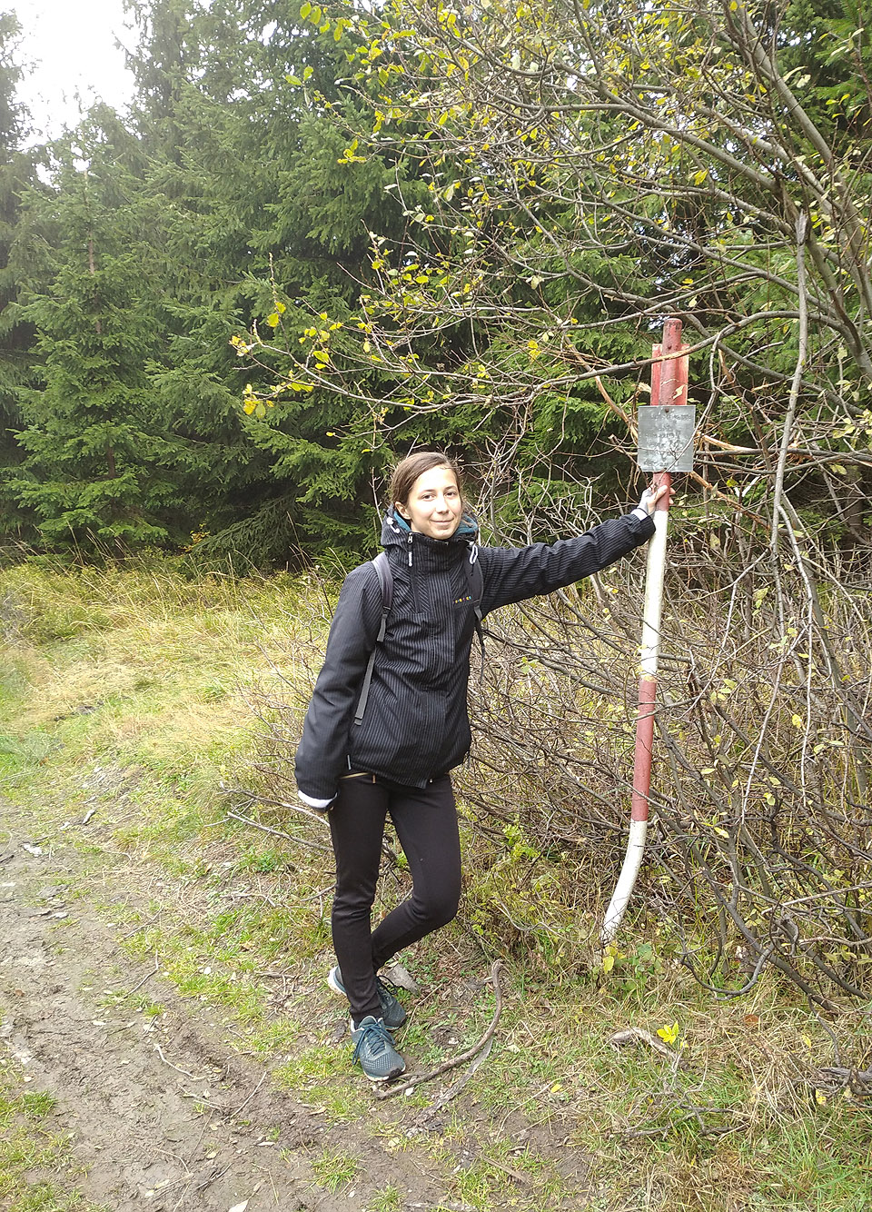 Slavíč, v pořadí čtvrtý vrchol. Pro mě poslední, na který jsem došel s Doubravkou.
