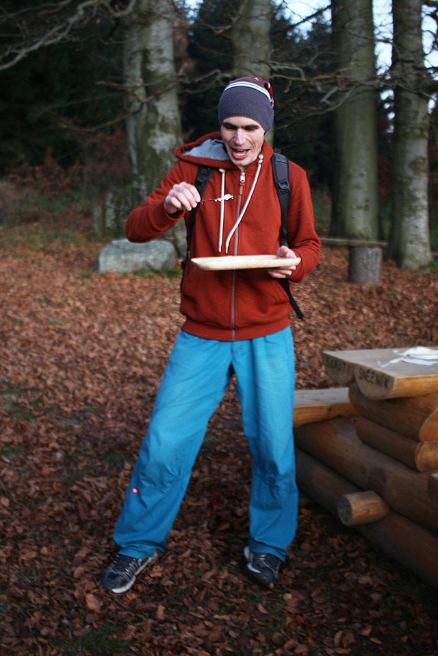 Ještě oškrabat prkénko!