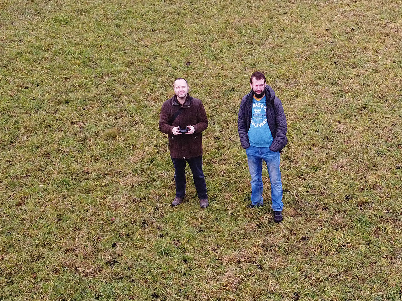 Druhou návštěvou se stal světoběžník Mouka, se kterým jsem strávil n Muně i Štedrý den. Opět fotíme z dronu.