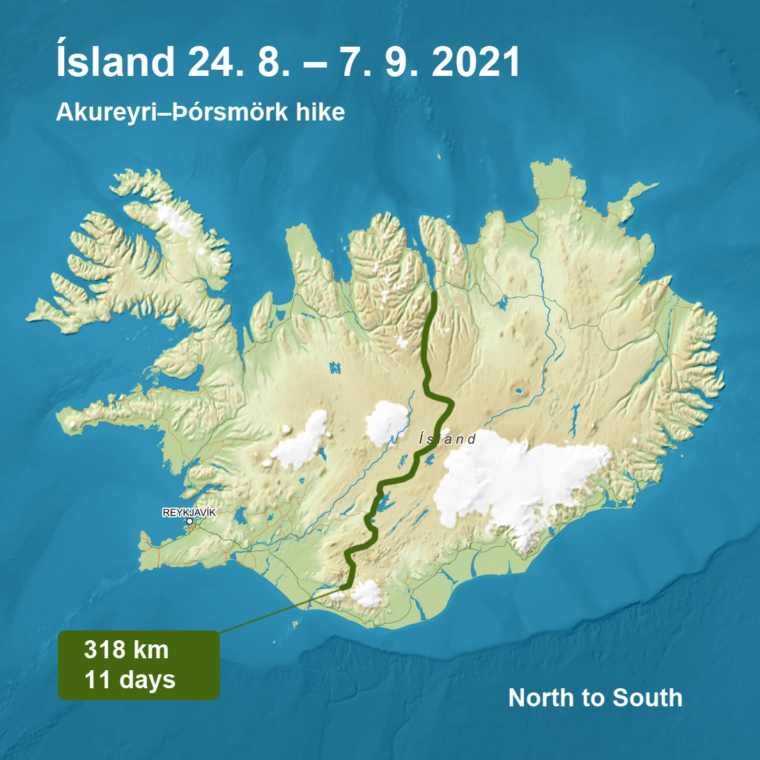 Celkem nás čekalo přes 300 km pěšky během 10 dní s veškerými zásobami na zádech. Jediné, oč nebudeme mít nouzi, bude voda.