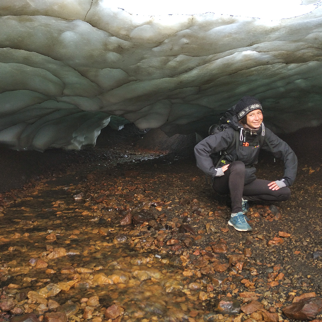 Část cesty jsme absolvovali dokonce tunelem pod ledovcem.