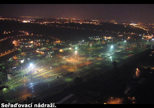 Seřaďovací nádraží.