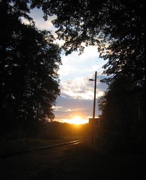 Čekání na poslední vlak.