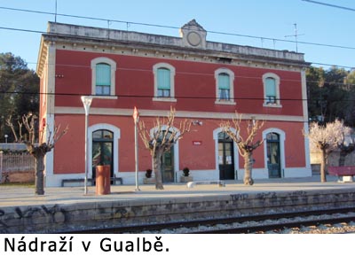 Nádraží v Gualbě.