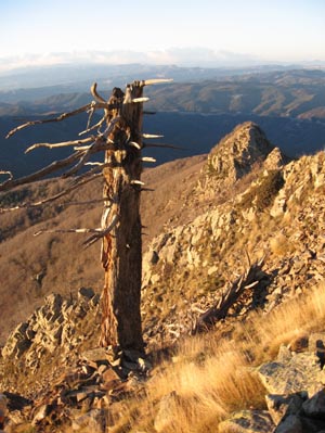 Výstup na Les Agudes.