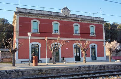 Nádraží v Gualbě.