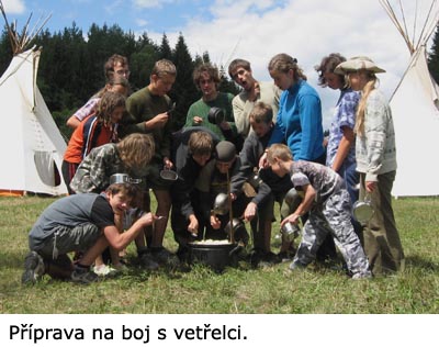 Příprava na vetřelce.