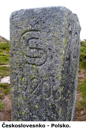 Hraniční patník ČS / P.