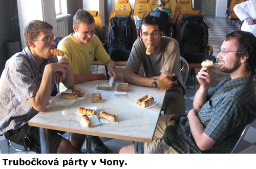 Trubočková párty.