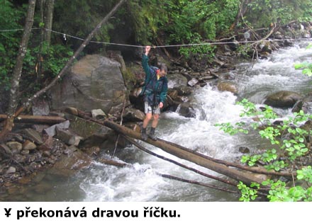 Stejný mostek použil na jaře Rolf.