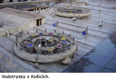 Vodotrysk v Košicích.