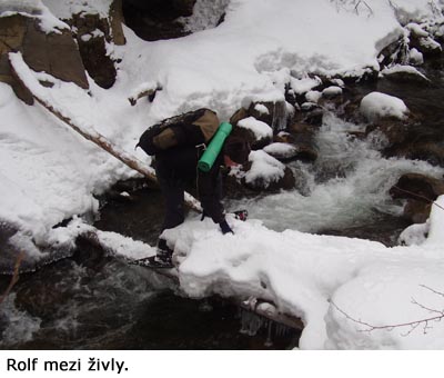 Rolf bojuje s živlem.