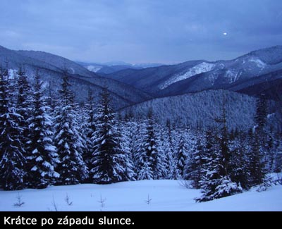 Poslední pohledy z hor.