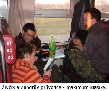 Živčik a průvodce.