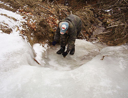 Šplhání po sádle.