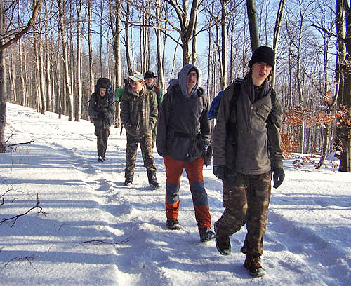 Po cestě na vrchol Palúch.