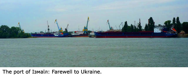 Přístav v Ізмаїлу: Ukrajina se s námi loučí.
