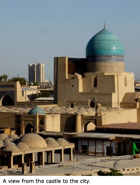 Pohled z hradu na město.