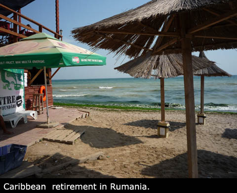 Karibské zátiší v Rumunsku.