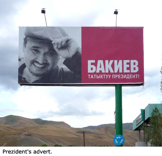 Reklama na prezidenta.