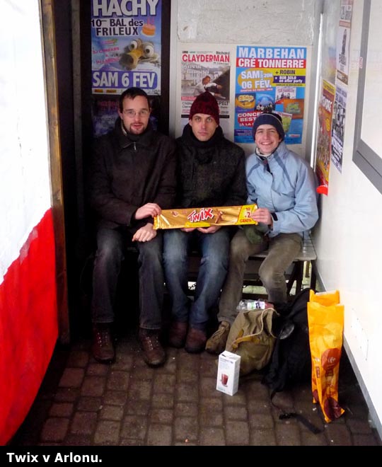 Nejvýhodnějším nákupem v Arlonu byl obří Twix.