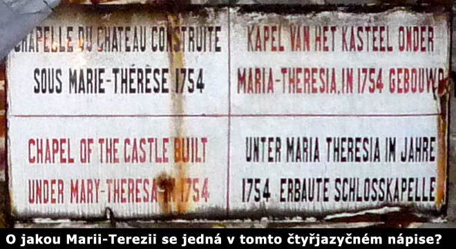 Ano, je to ta Marie-Terezie, na kterou právě myslíte.