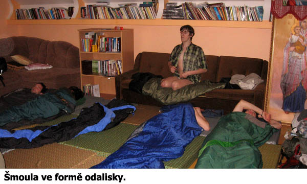 Šmoula jako odaliska.