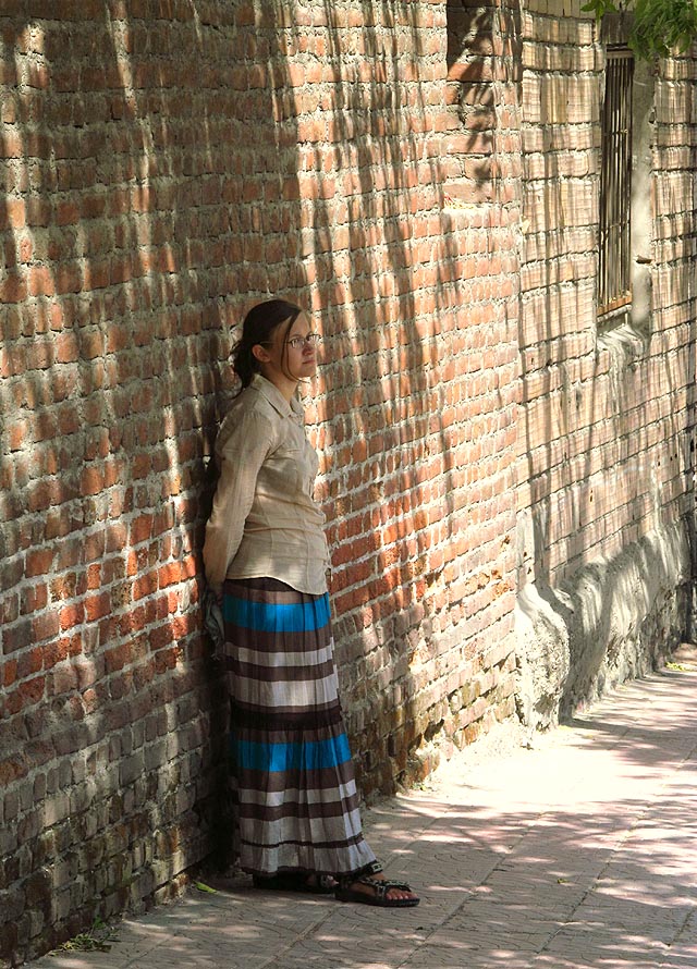 Drobek si v Turecku koupila místní oděv.