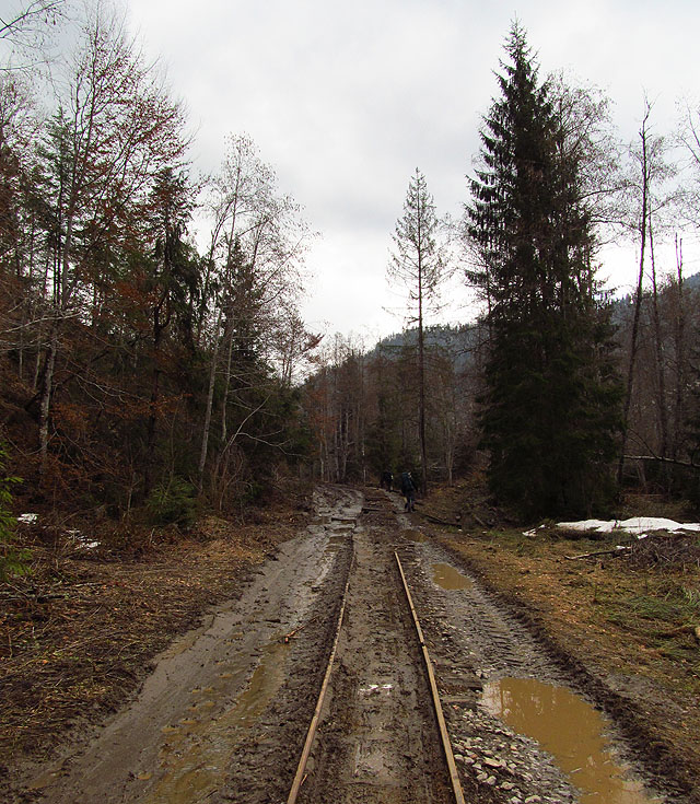 Poslední kousek kolejí.