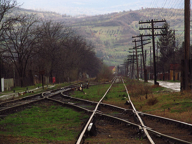 Splítka na bývalé československé peážní dráze umožňuje průjezd ukrajinských vlaků po území Rumunska.