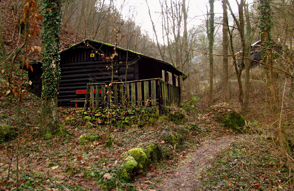 Dolní část Císařské rokle obsadili již před desítkami let trampové. Dnes je v rokli rezervace, ale osada stojí dál - žel často už připomíná spíše mastňácké chatičky než romantické trampské sruby.