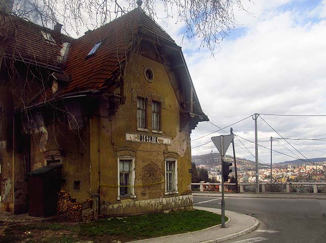 Bývalá stanice Bistrik nad městem.