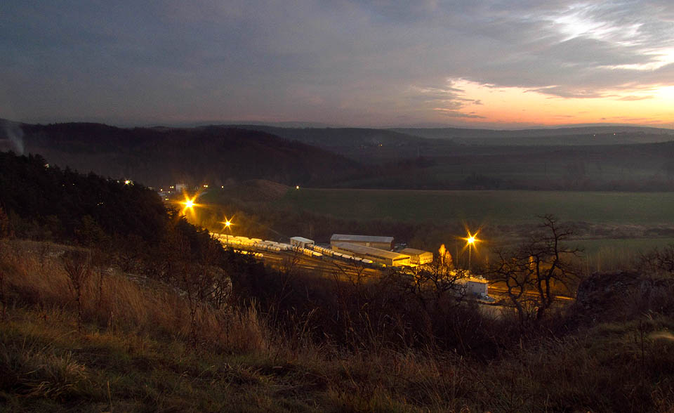 Vlečka Beroun seřaďovací nádraží - Čertovy schody