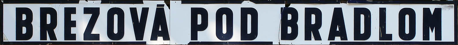 Železniční stanice Brezová pod Bradlom.