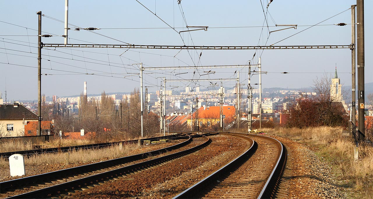 Brno-Černovice zhlaví Táborská odbočka (odbočka)