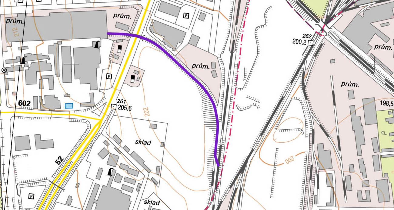 S necelým kilometrem délky patří vlečka do Ferony k těm delším v Brně. Dříve pravděpodobně pokračovala až za hranici dnešního areálu.