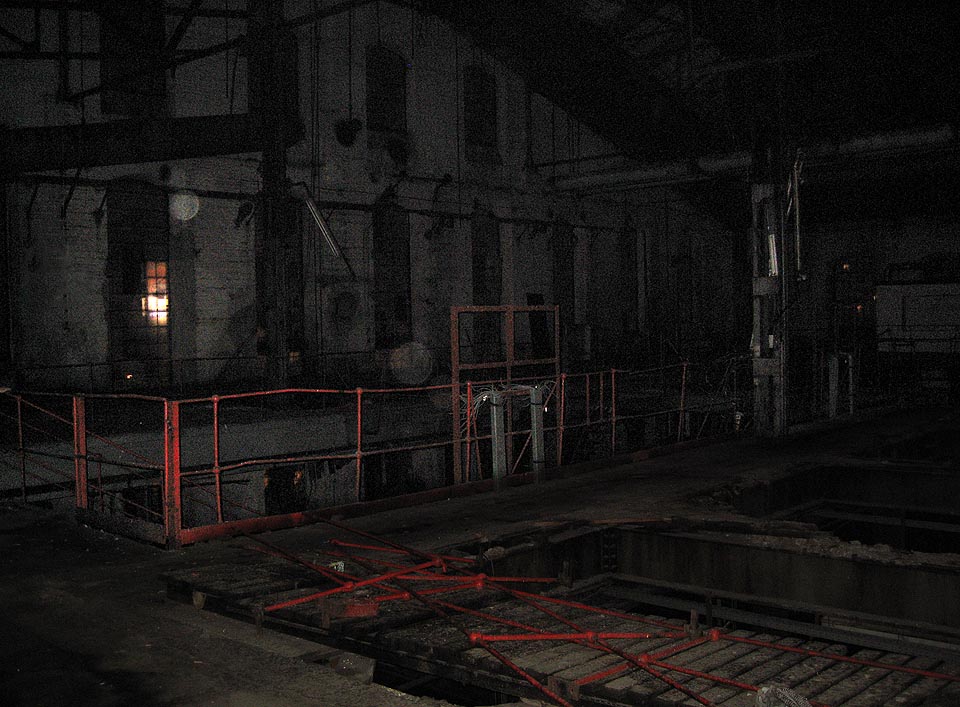 Pohled do prvního poschodí trnavského cukrovaru.