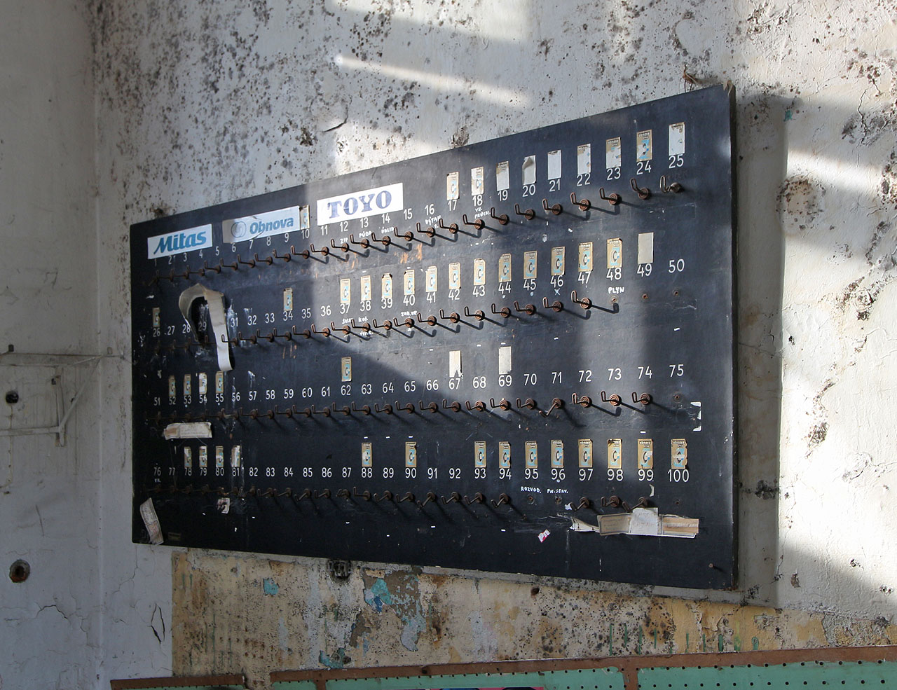 Ohromná moc vrátného se zde vtělila do podoby celé stovky klíčů. naneštěstí už na nás na věšáku nečeká ani jediný. Nezbývá než se do patra vydat bez výbavy.