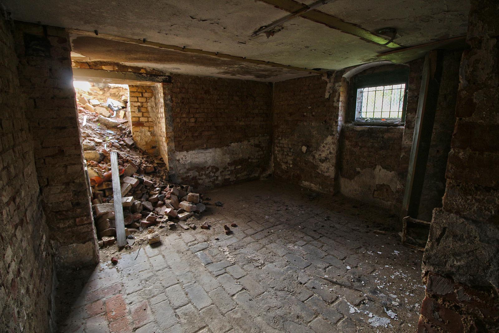 Prohlídku budovy začněme od 120 let starého sklepení.