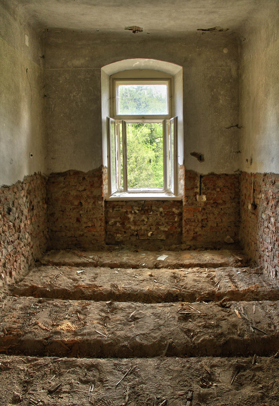 Z lázeňských pokojů je nádherný výhld do okolníh lesů. Podlaha je měkoučká.