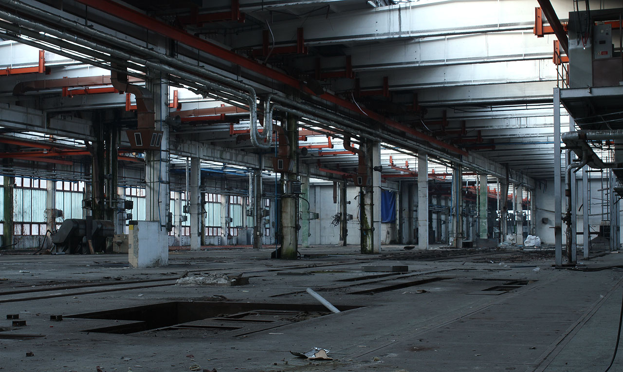 Svou úžasnou romantiku má motorárna i za setmění.