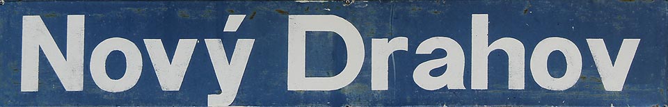 Nový Drahov se z železniční stanice změnil na zastávku a nákladiště.