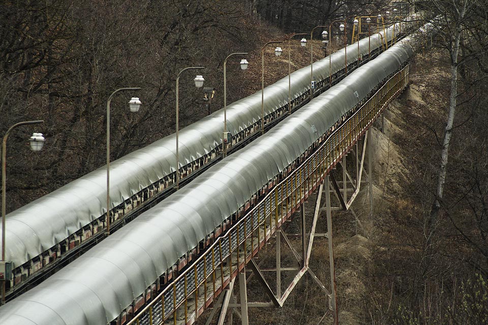 Pásový dopravník u Mokré