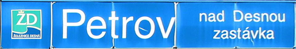 Petrov nad Desnou zastávka.