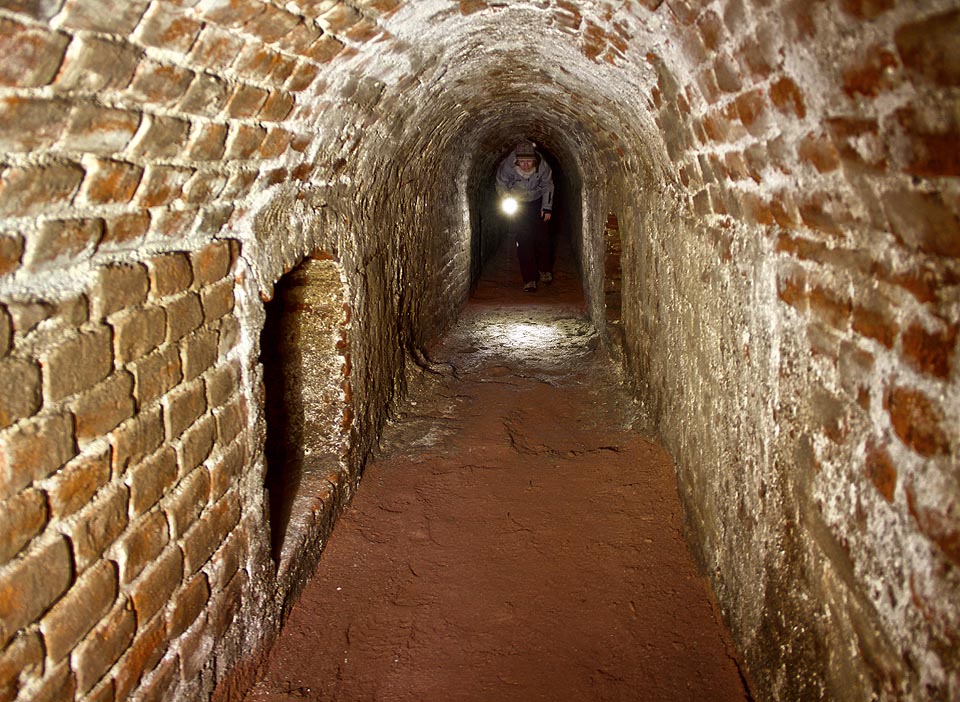 Podzemí bastionu na Benešově