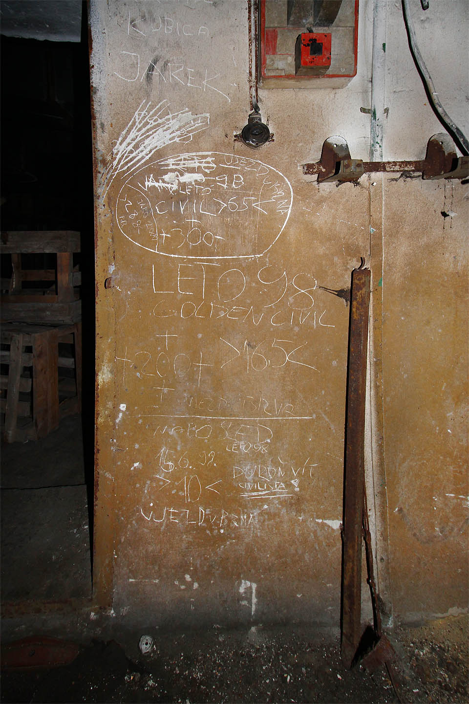 Léto 1998 - poslední golden civil v Rebešovicích.