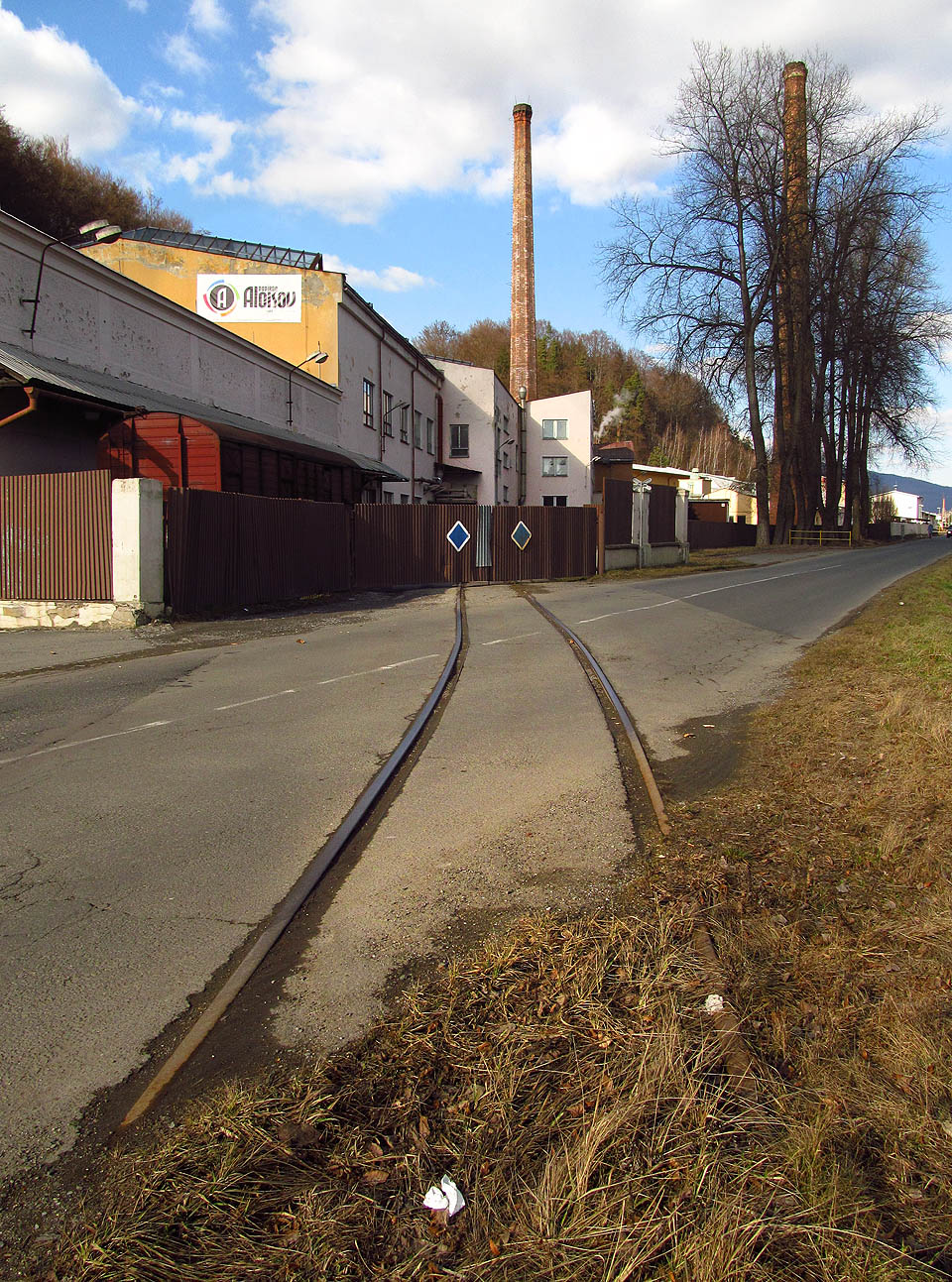 Vlečka Ruda nad Moravou - papírny